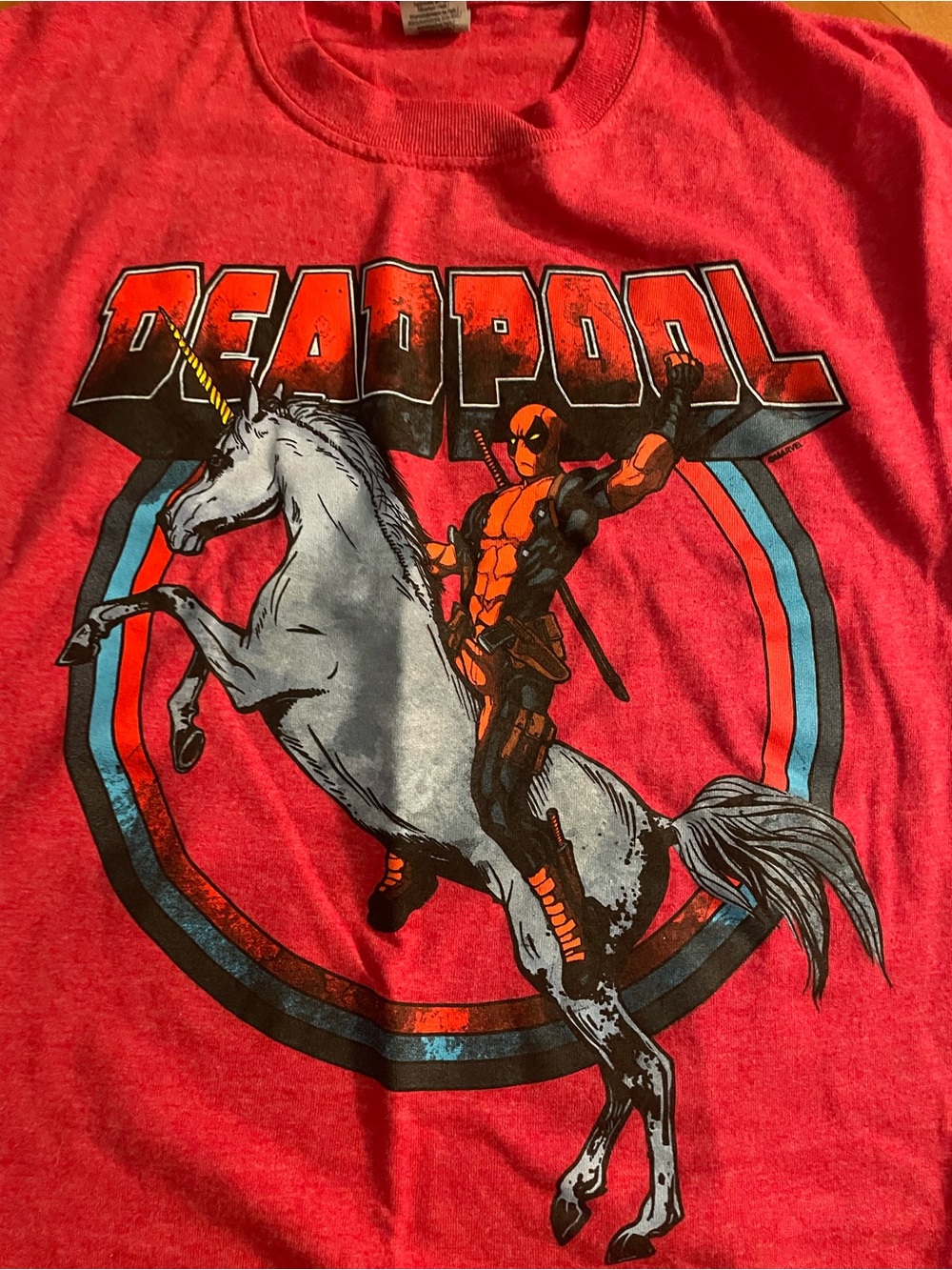 Deadpool Graphic Short Sleeve Tee - Red